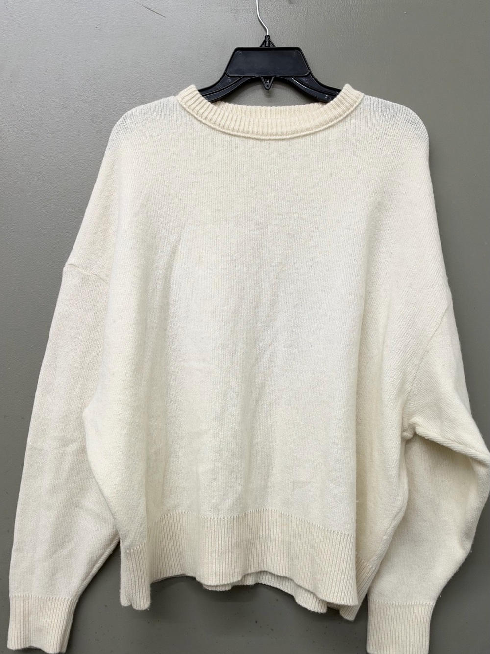Phiili Wool and Cashmere Cream oversized sweater size L